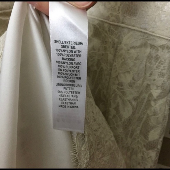 AIDAN Aidan Mattox Ivory Lace Corset Dress - Picture 6 of 8